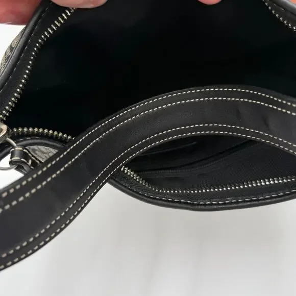 Coach Y2K Soho Hobo Mini Shoulder Bag Purse Signature Logo Black - Picture 6 of 7